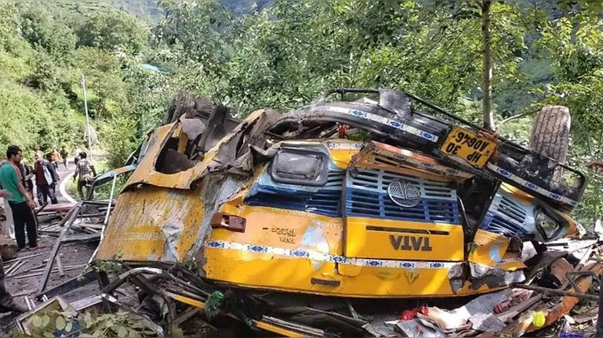 Bus accident in Himachal Pradesh