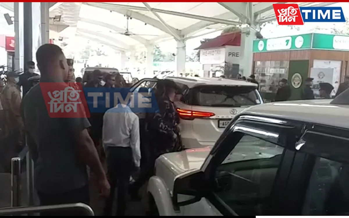 Ajit Doval arrives at Borjhar airport in Guwahati