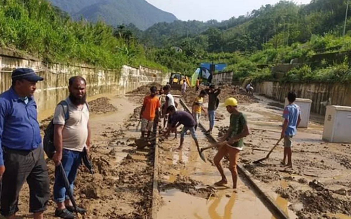 Works undertaken to restore rail network in Dima Hasao | Image: Railways Year Book