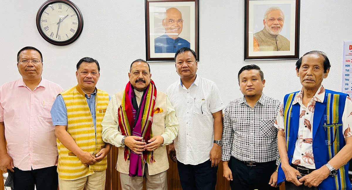 Mizoram Delegation meets Union Minister Jitendra Singh