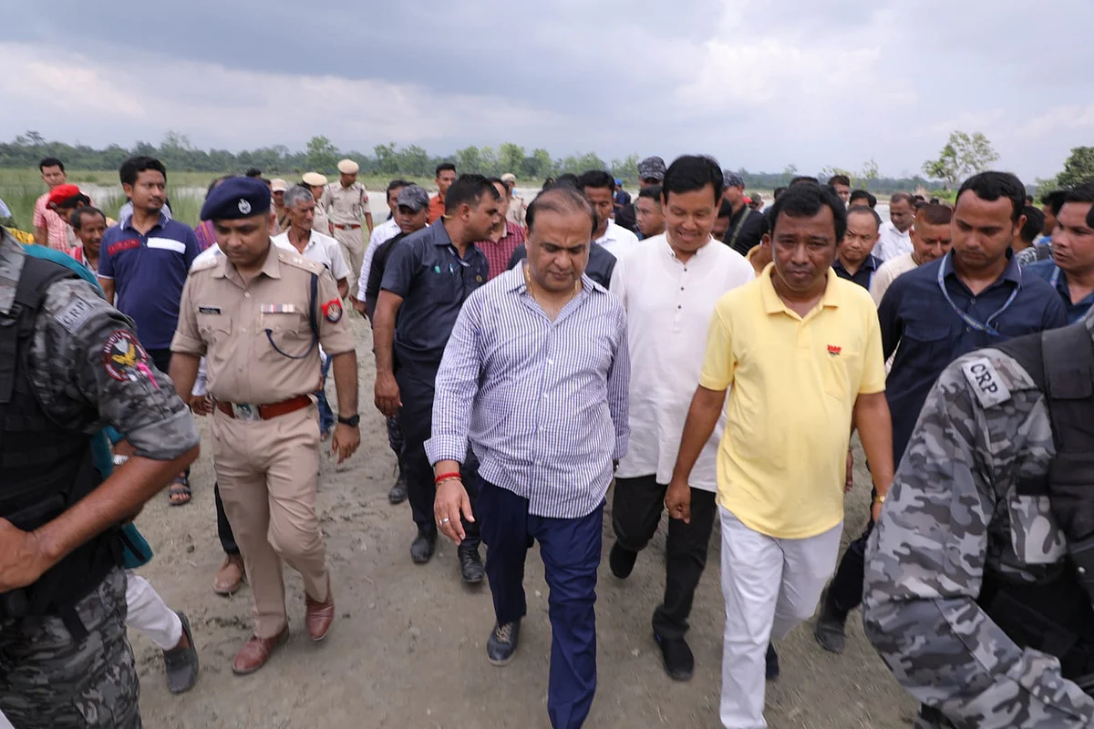 Assam CM Himanta Biswa Sarma visits Chirang