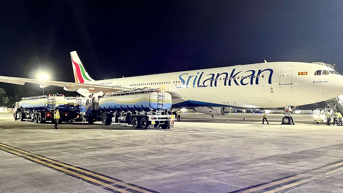 Bharat Petroleum refuels Sri Lankan flights amid economic crisis | Image: Twitter/ Bharat Petroleum