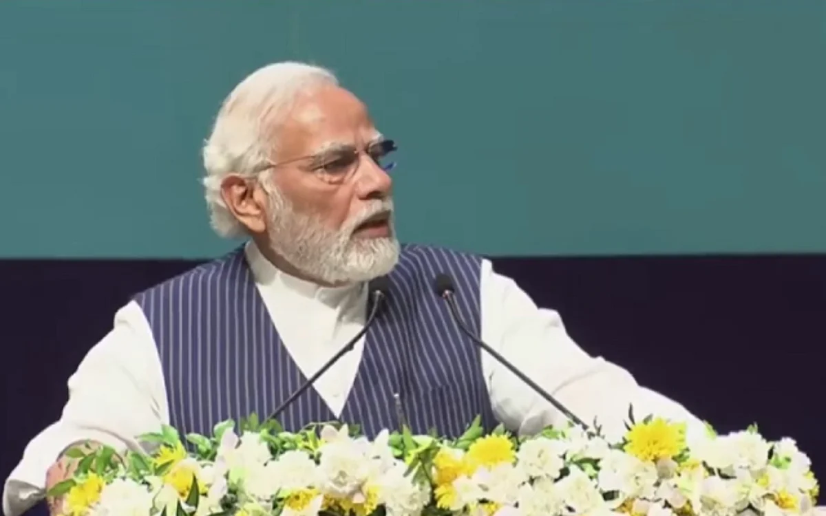 Prime Minister Narendra Modi at Digital India Week 2022 | Image: Screengrab from video posted on Twitter/ Narendra Modi