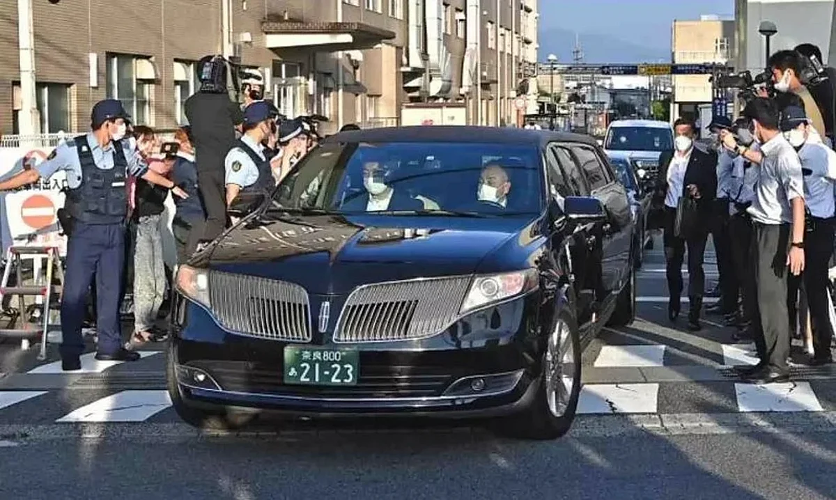 Shinzo Abe's body arrives in Tokyo
