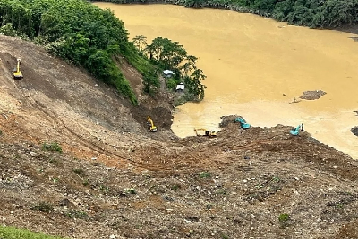 ANOTHER LANDSLIDE HIT MANIPUR