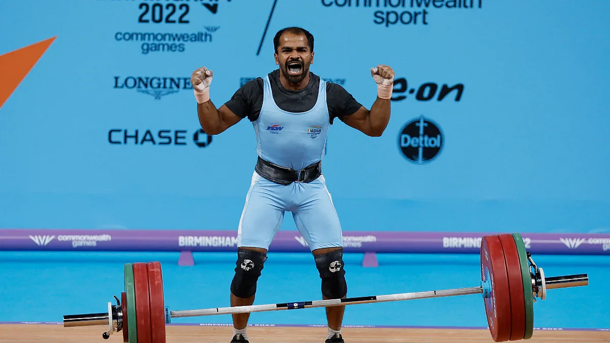 Gururaja Poojary won India's second medal at CWG 22