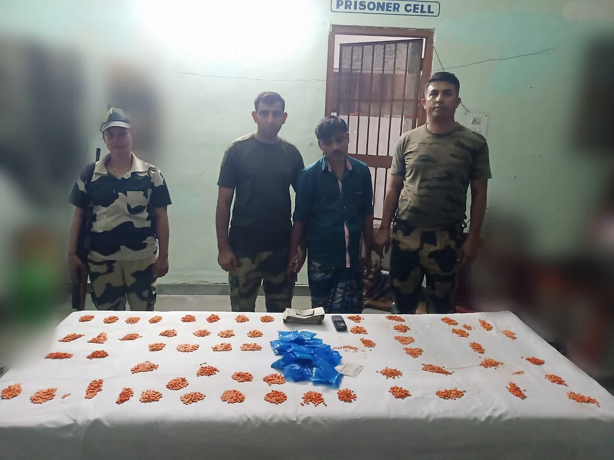 BSF Seizes Yaba Tablets Worth Rs 28 Lakh Along Indo-Bangla Border