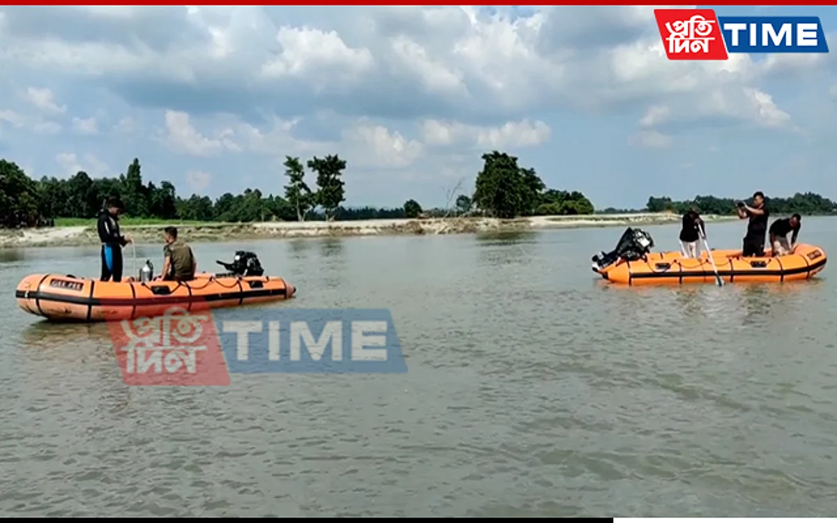 Search operations underway in the Gaurang River