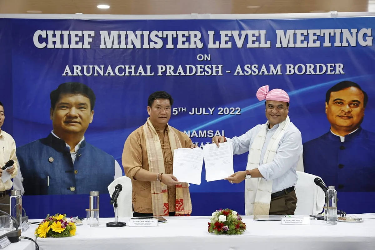 Assam and Arunachal Pradesh governments sign ‘Namsai Declaration’