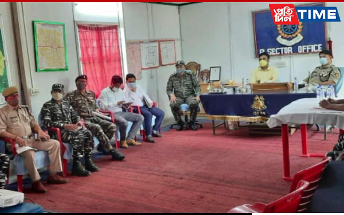 Nagas started illegal construction of a petrol pump in a village in Assam's Sarupathar