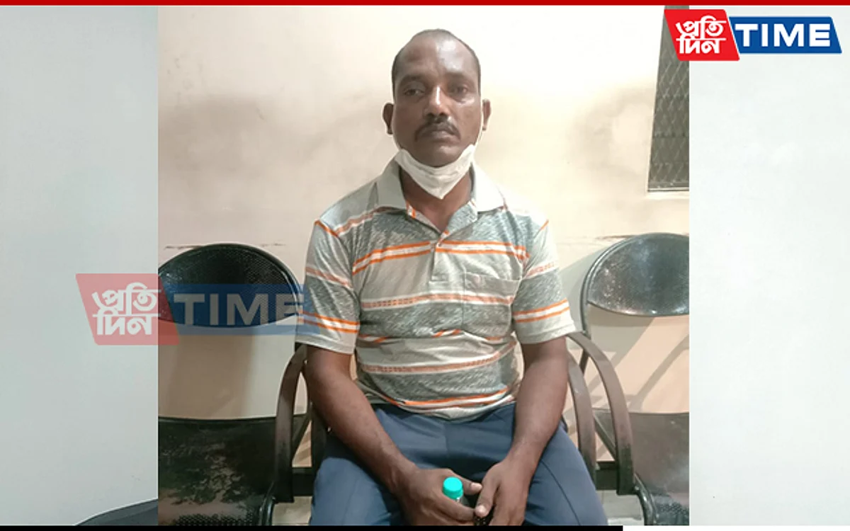 Arrested fraudster Lakhi Prasad Teli