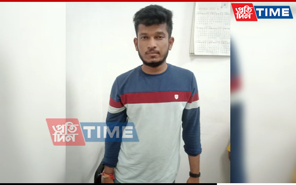 The arrested gold smuggler Vishal Sukhadeo Dabade