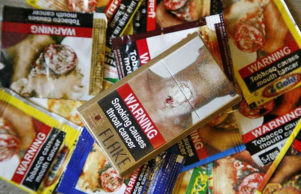 Tobacco products will carry a new image and health warnings