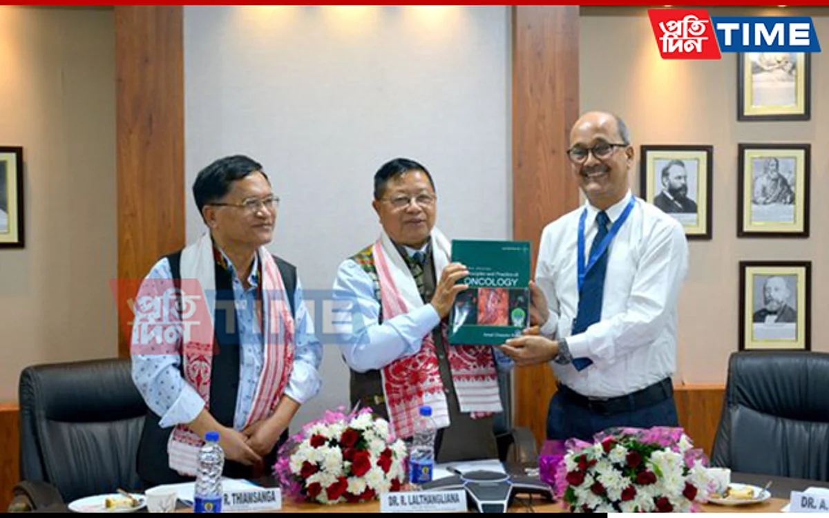 Mizoram Health Minister Dr R Lalthangliana visits BBCI in Guwahati