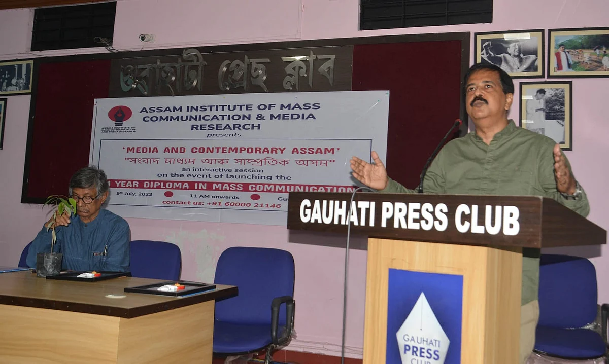 Press briefing in Gauhati Press Club