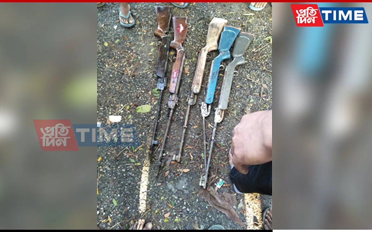 Air guns recovered in Lakhimpur