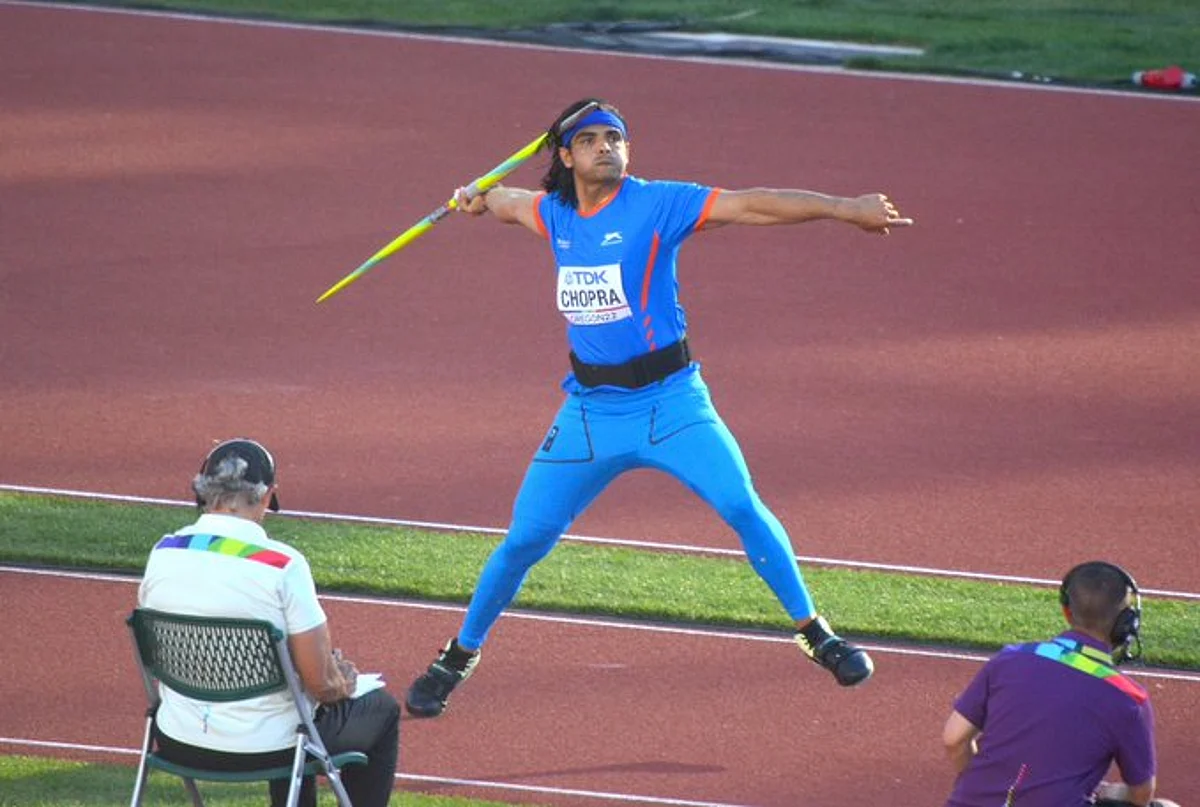 Neeraj Chopra at the World Athletics Championships