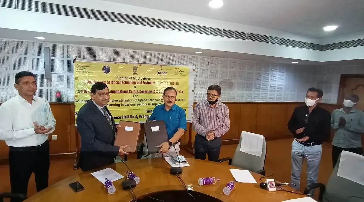 Tripura government signs MoU with NESAC for 21 projects