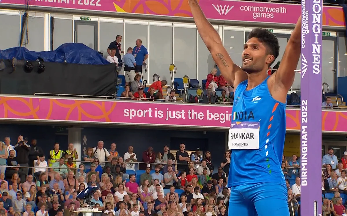 Tejaswin Shankar wins bronze in men's high jump final at the Commonwealth Games 2022