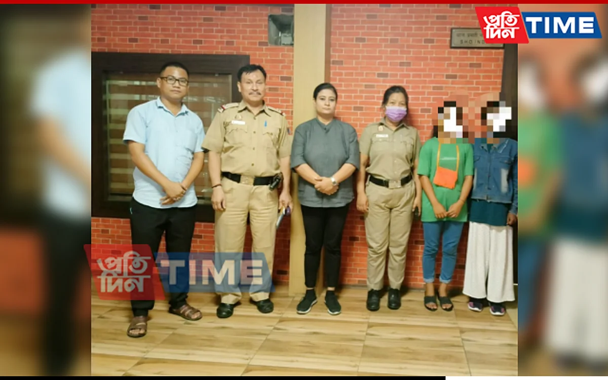 Two minor Assam girls were rescued from Delhi