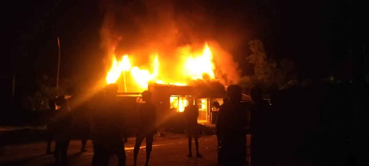 Army Jawans Injured While Dousing Shop Fire In Assam's Tinsukia