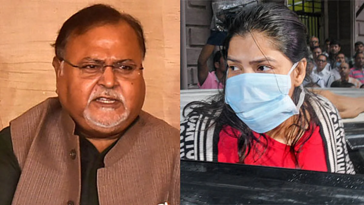 Partha Chatterjee (left) | Arpita Mukherjee (right)