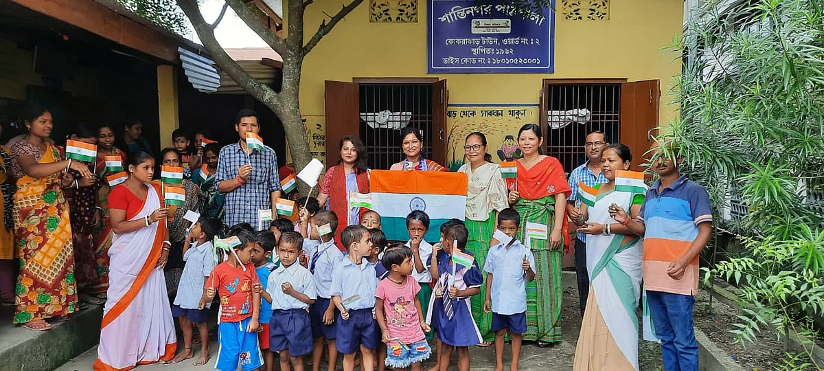 Tiranga Making Session in Assam's Kokrajhar