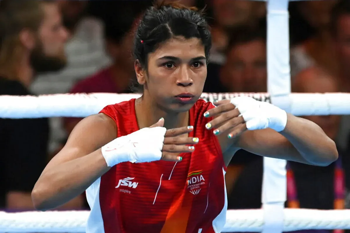Indian boxer Nikhat Zareen wins gold at CWG
