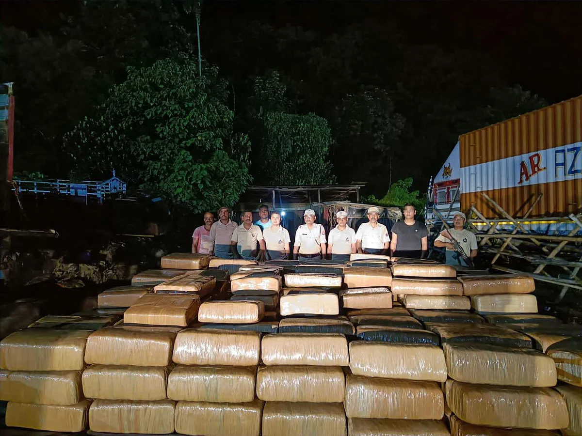 Ganja worth Rs 5 Crores seized at Assam-Tripura Border