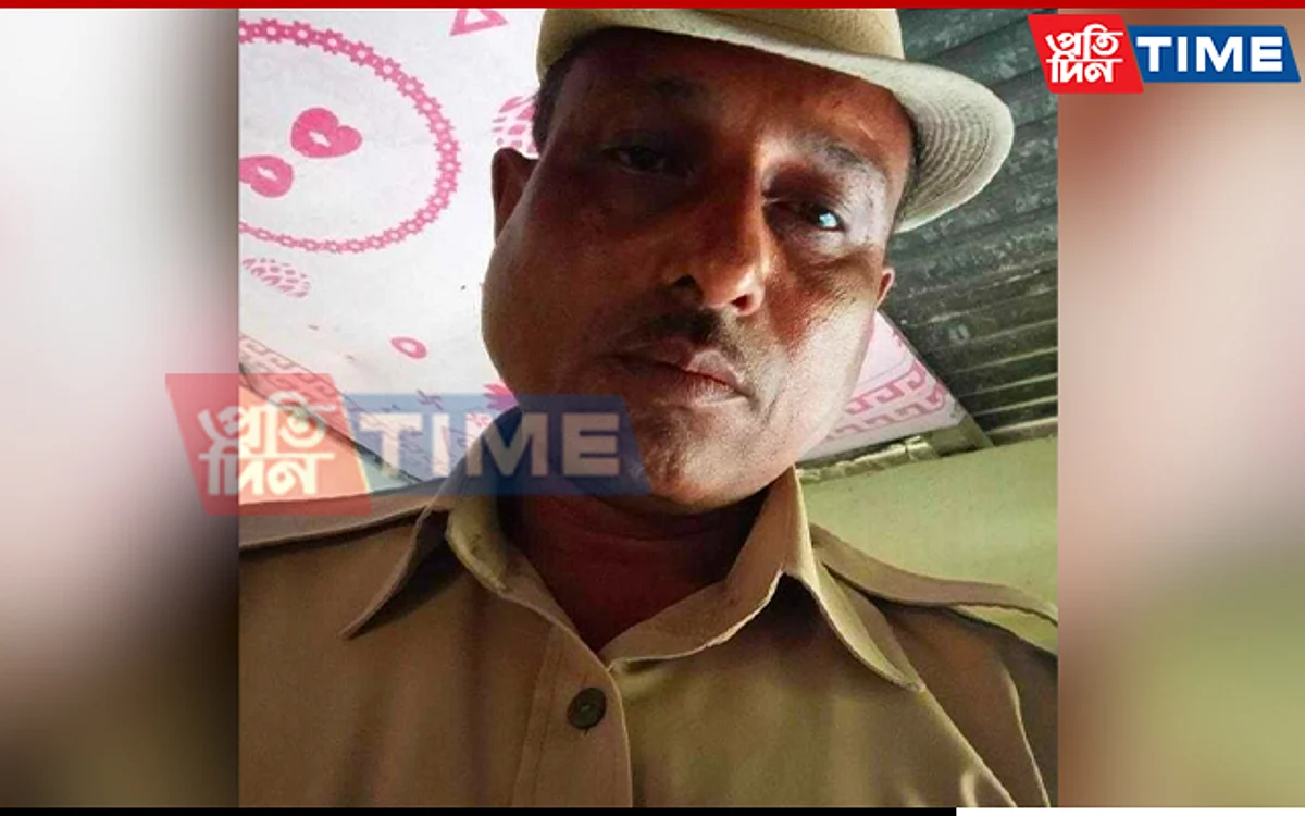 Deceased Assam Police jawan Chittaranjan Choudhury