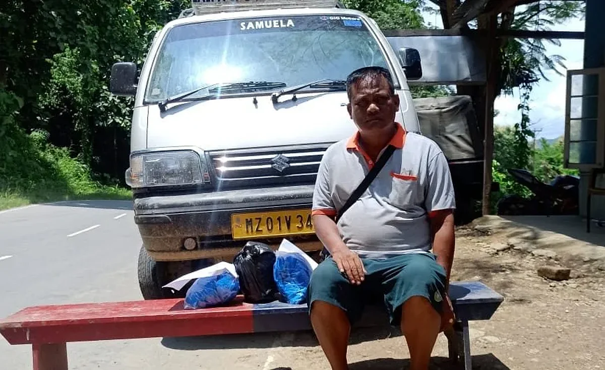 The accused was arrested along with the contraband methamphetamine in Mizoram