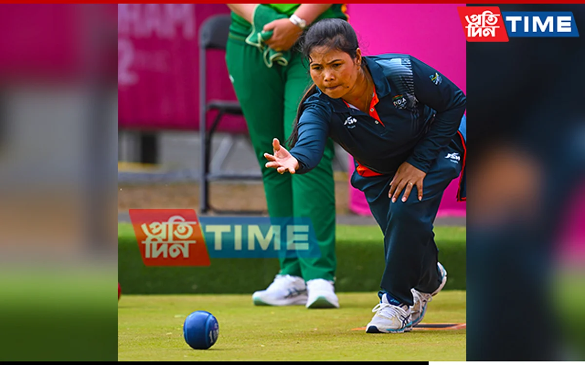 Nayanmoni Saikia Faces England in Commonwealth Games Lawn Bowls Quarter Finals