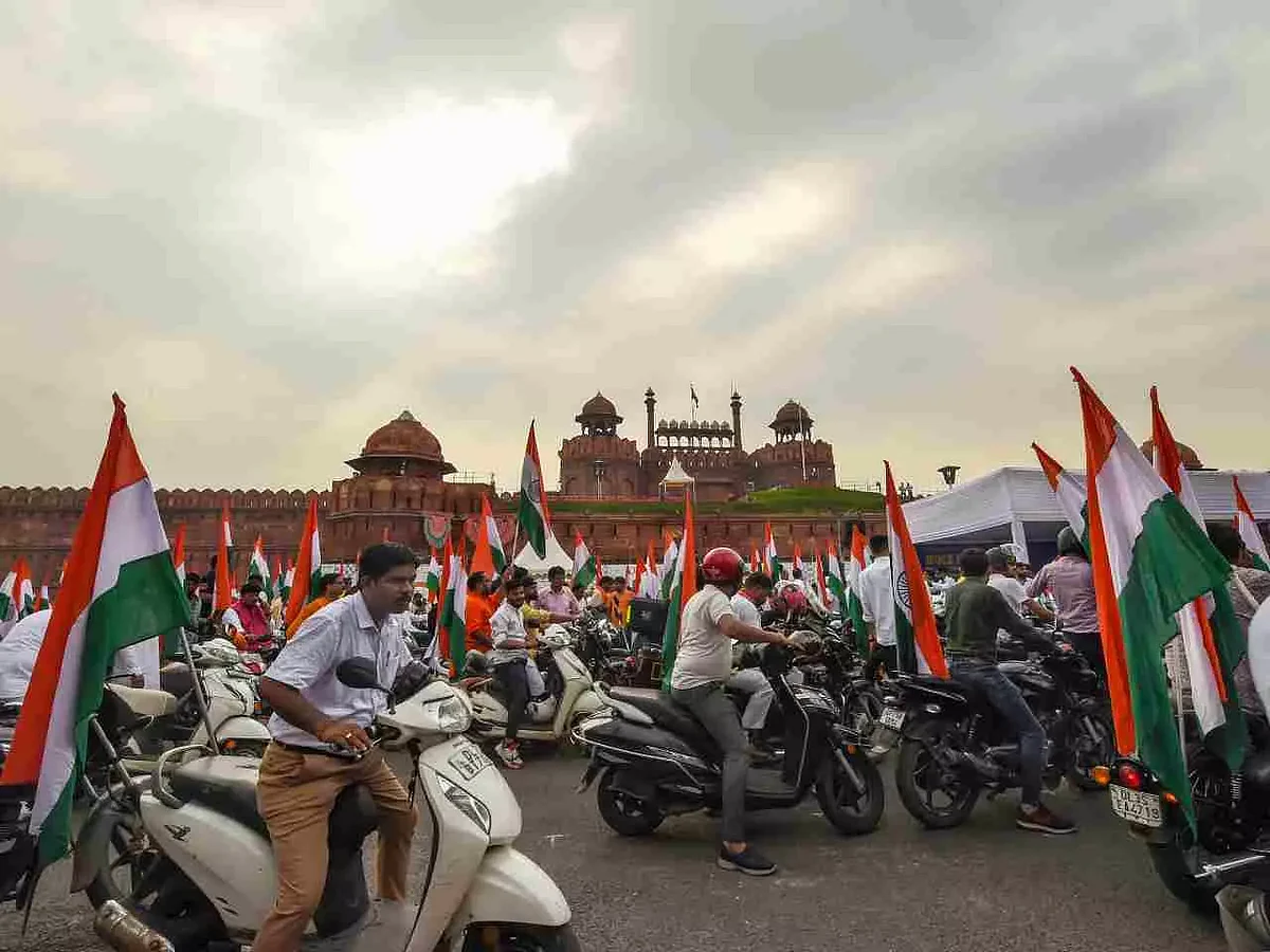 Tiranga Bike Rally in Delhi