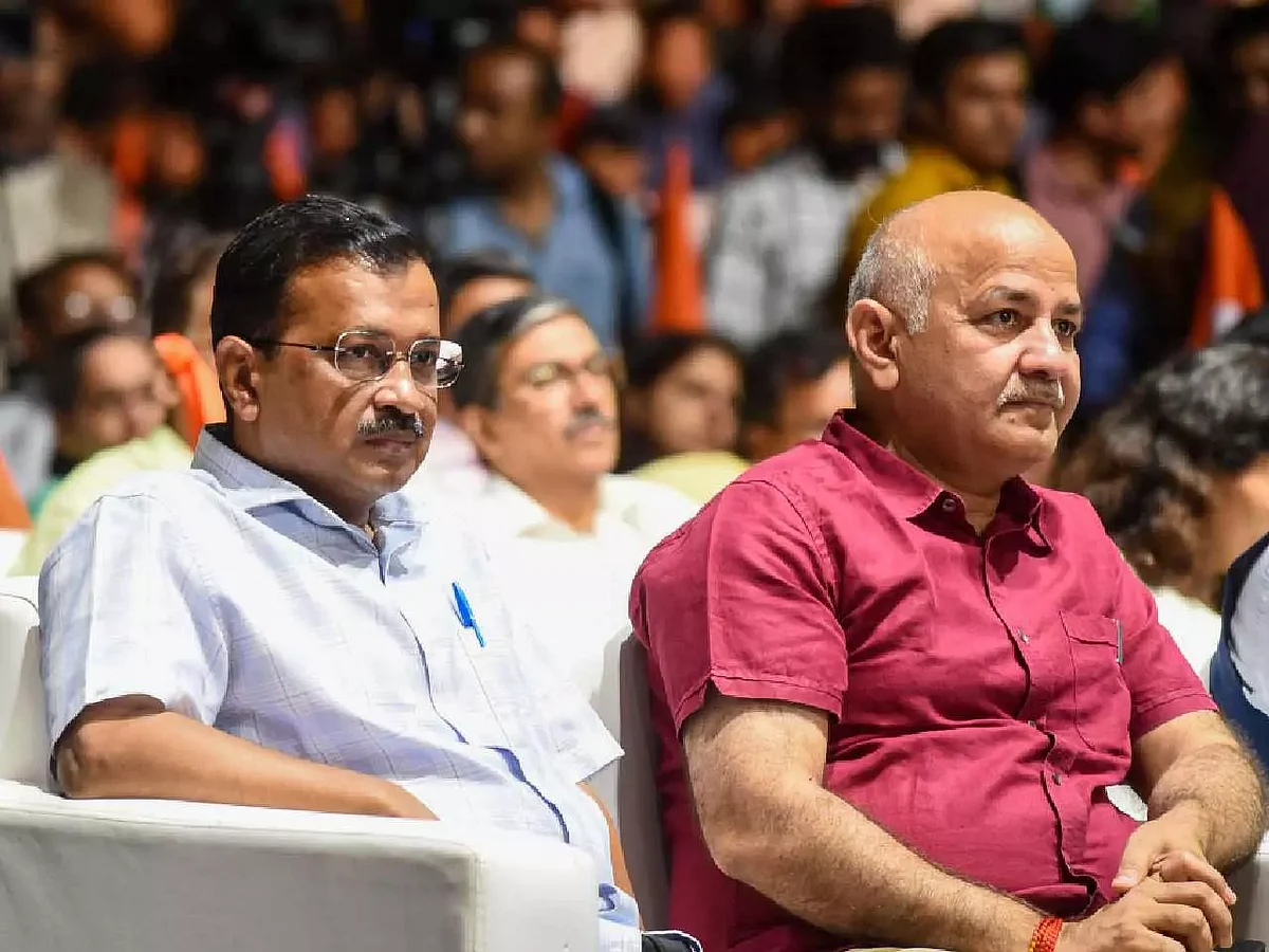 Arvind Kejriwal, Manish Sisodia (file image)
