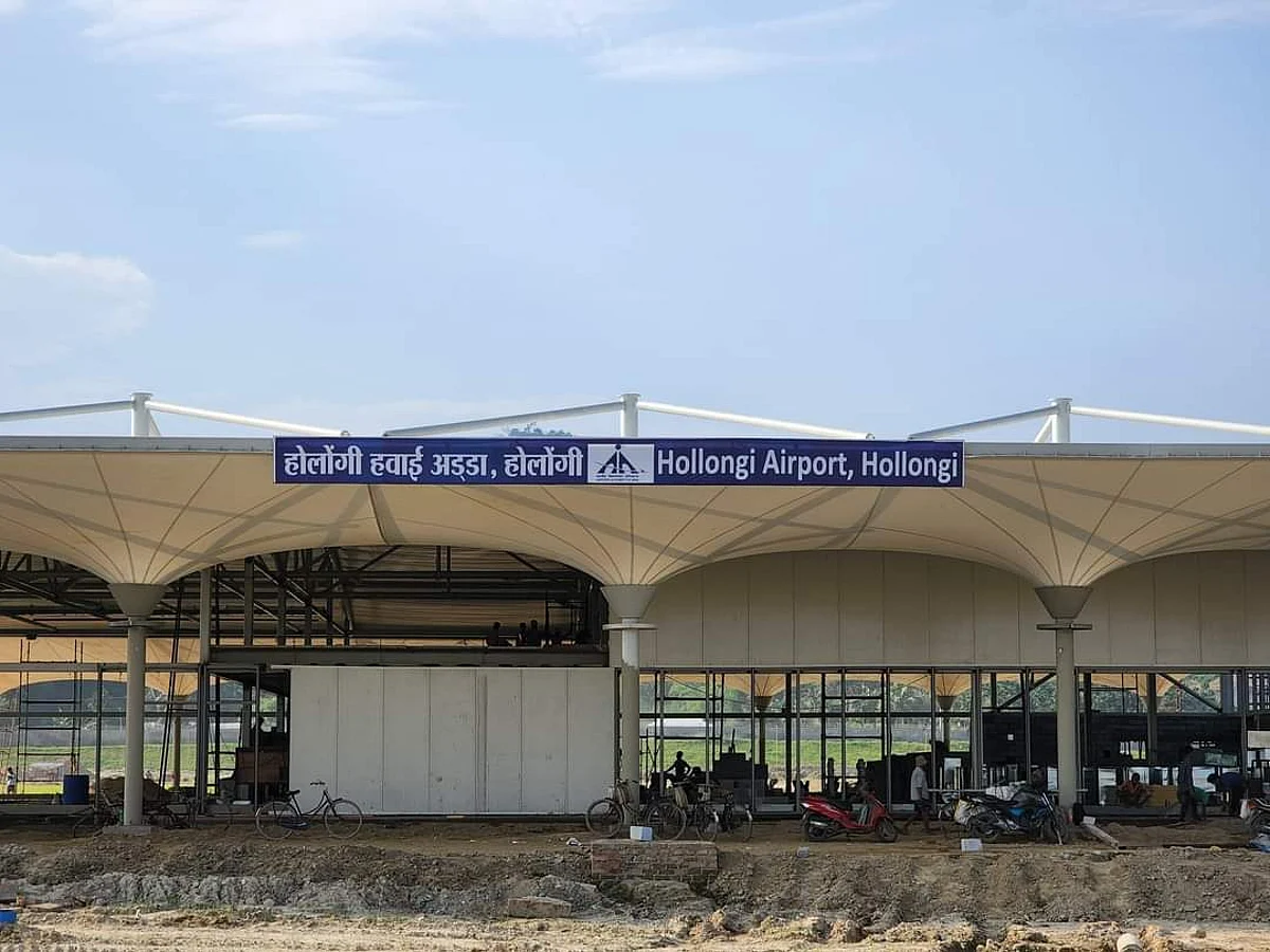 Under-construction Donyi Polo Airport in Arunachal Pradesh