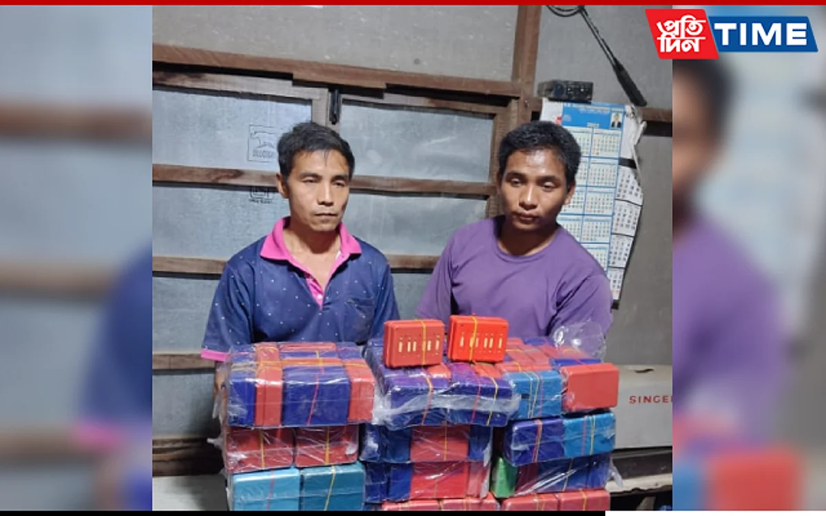 The two accused in the matter were taken into custody | Image: Twitter/ Mizoram Police