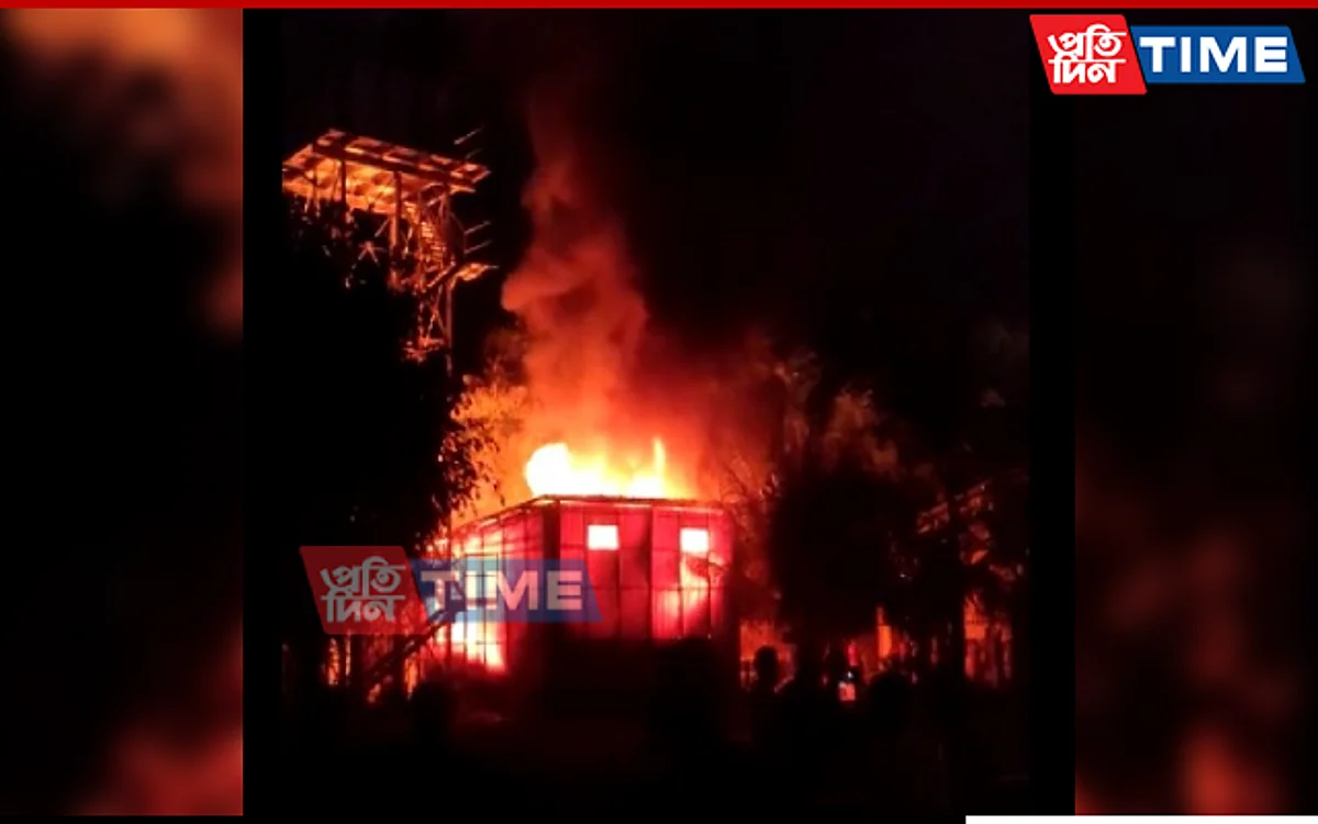 A major fire broke out at a factory in Guwahati's Palashbari