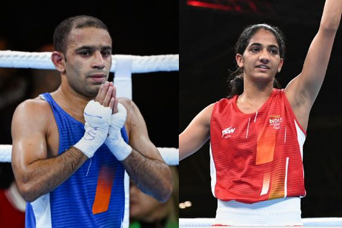 Boxers Amit Panghal and Nitu Ghangas win gold medal at CWG 2022