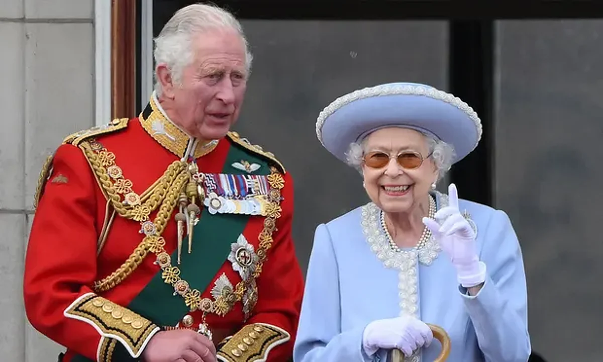 Prince Charles alongside Queen Elizabeth II