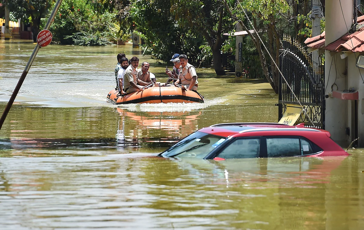 NDRF team deployed to rescue stranded people in Bengaluru