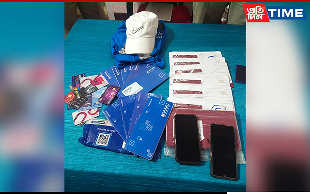 ATM cards used by the fraud bank manager in Guwahati