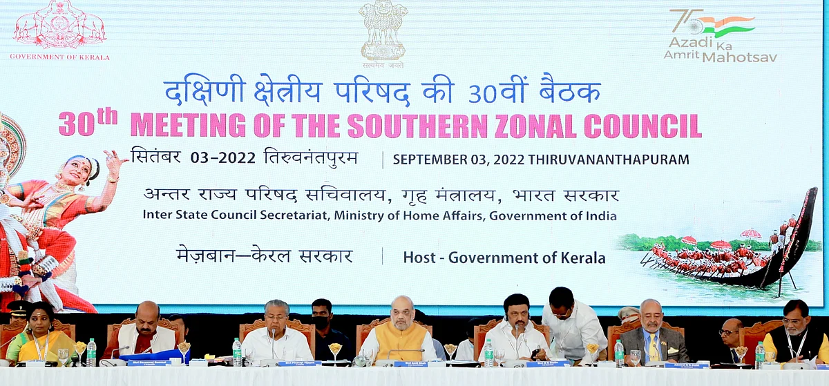 Union Home Minister Amit Shah chairs 30th Southern Zonal Council meeting in Thiruvananthapuram