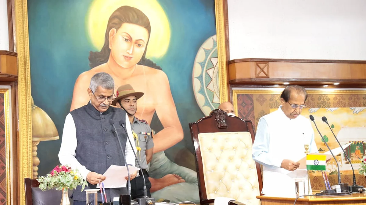 IAS Bharat Bhushan Dev Choudhury takes oath as APSC Chairman