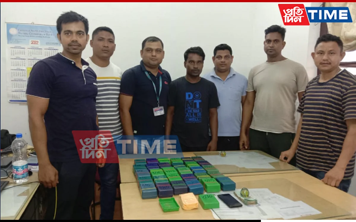 In a major drug haul, Rs 2.5 crores worth brown sugar was seized from Lumding