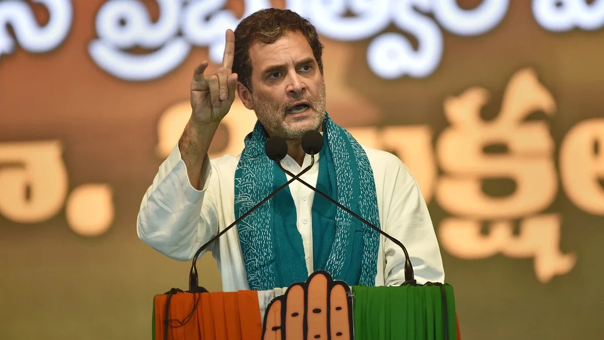 Congress leader Rahul Gandhi