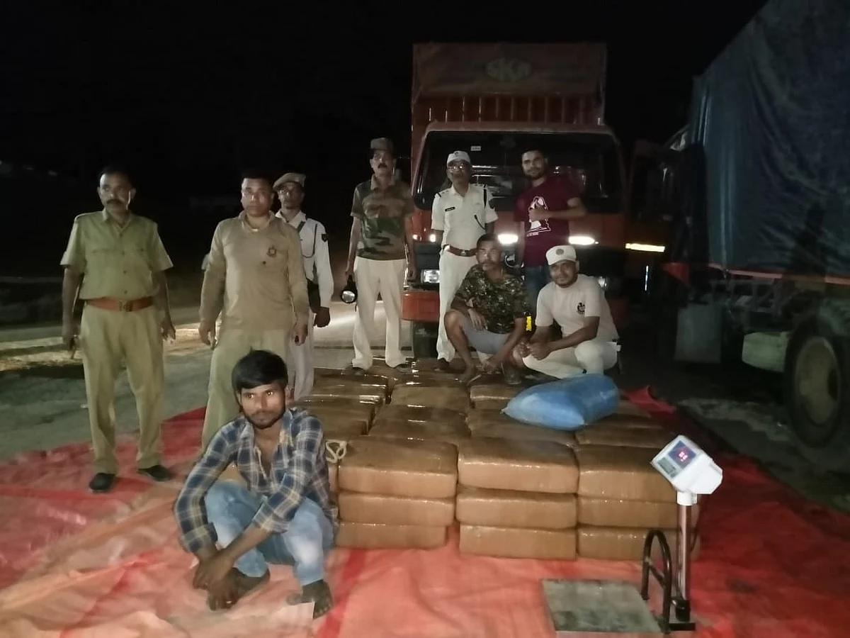 1,108 Kg Ganja Seized In Assam