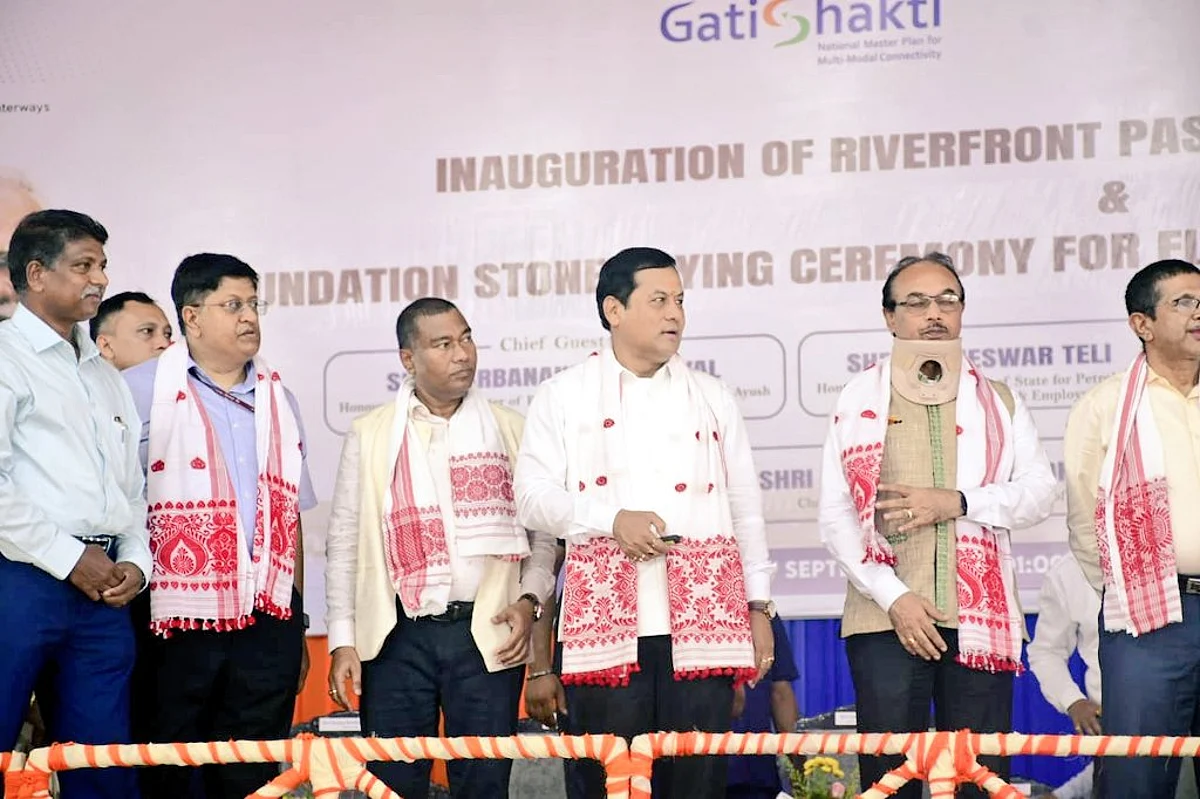 Sarbananda Sonowal launches several projects for development of Bogibeel