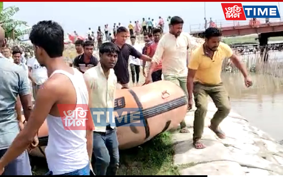 Rescue operations underway after a boat capsized in the Brahmaputra river in Assam's Dhubri