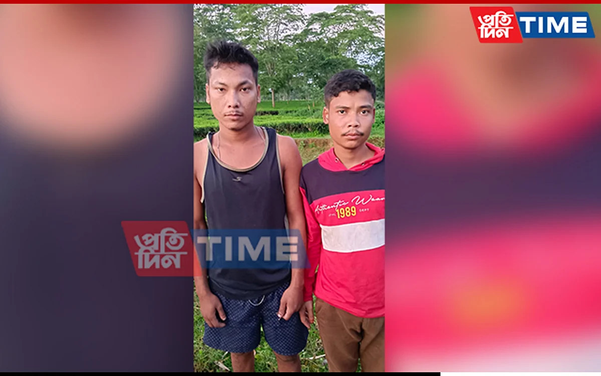 Arrested Arunachal youths
