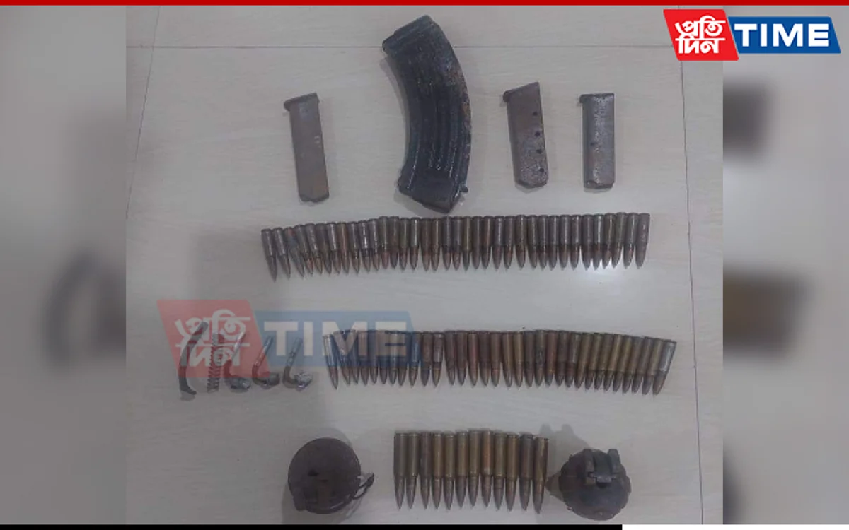 Huge cache of arms and ammunition was recovered by Diphu police in Assam